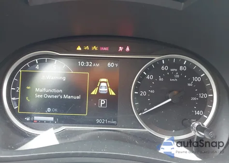 2025 Nissan Versa 1.6 Sv из США, поврежденный, VIN 3N1CN8EV7SL819291